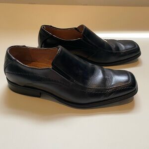 Joseph Abboud Men's Slip-On Dress Loafers, Black Size